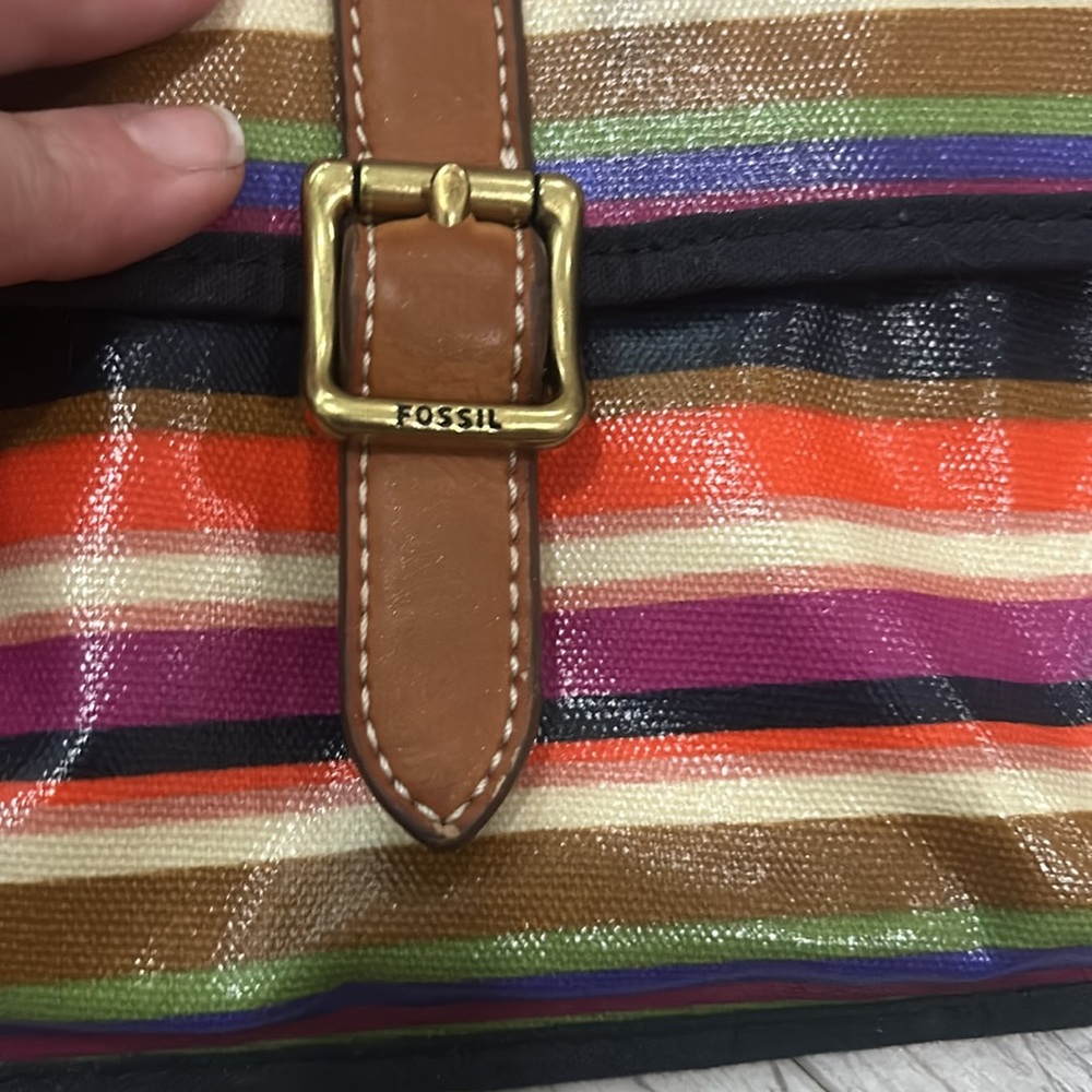 Authentic Fossil Keyper Coated Canvas Women's Sho… - image 3